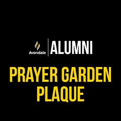 Alumni Memorial Prayer Garden Plaque